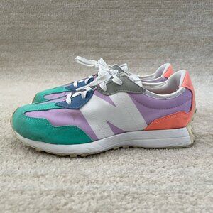 New Balance Big Kids 327 Dark Violet Glow Summer Jade Sneakers Shoes 4.5Y